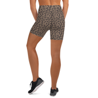 Yoga Shorts Animal Print