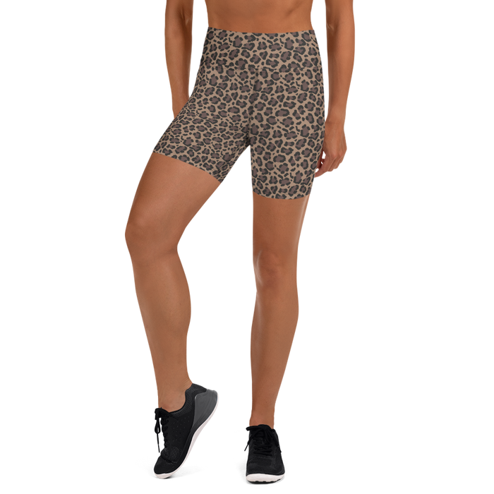 Yoga Shorts Animal Print