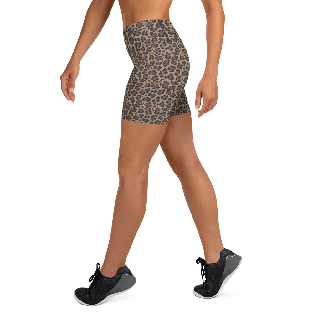 Yoga Shorts Animal Print