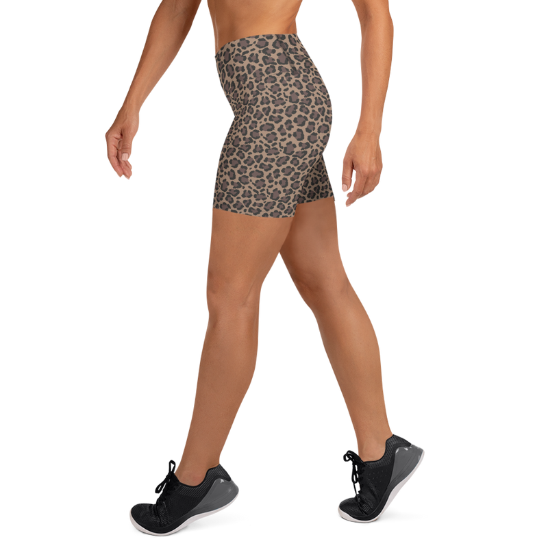 Yoga Shorts Animal Print