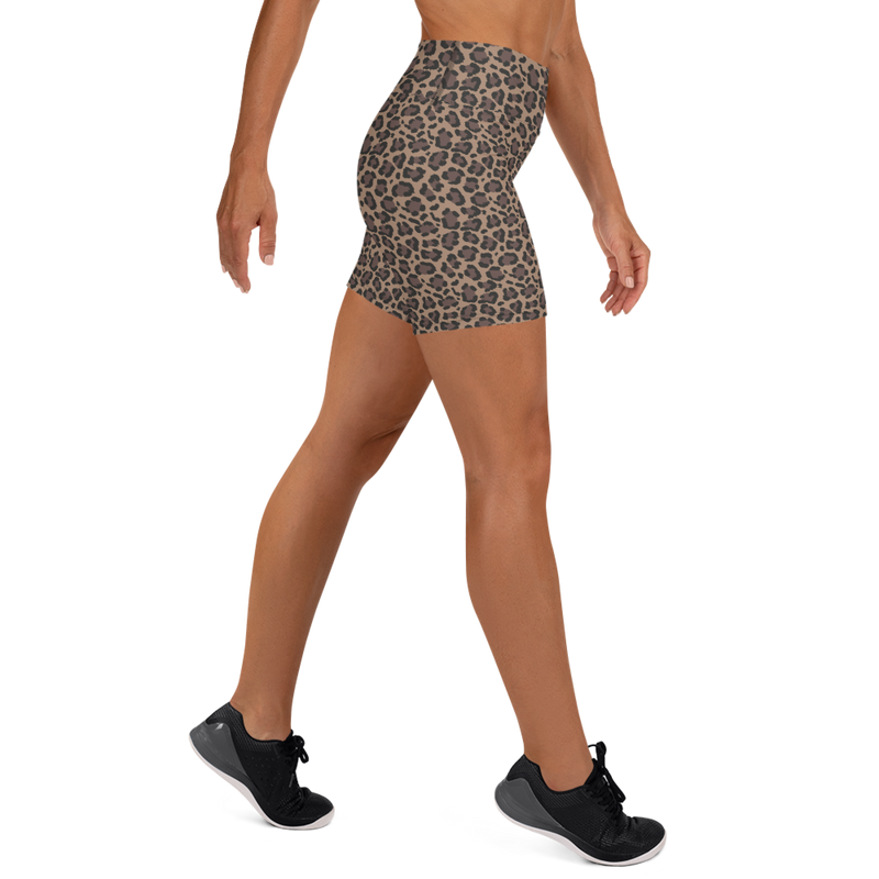 Yoga Shorts Animal Print